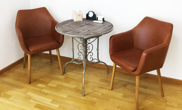 Besprechnung Therapie Sfilio Bettlach